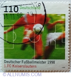 110 Pfennig 1998 - FC Kaiserslautern - German Football Champions