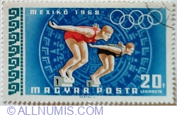 20 Fillér 1968 - Swimming