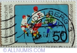 50 Pfennig 1975 - Ice Hockey 1975 World Championship