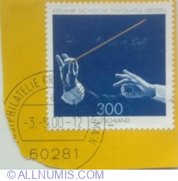 Image #2 of 300 Pfennig 1998 - 450th Anniversary of Saxon State Orchestra, Dresden