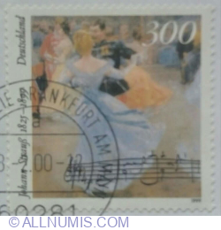 Image #1 of 300 Pfennig 1999 -  'Ball at the Viennese Hofburg' and music score