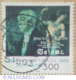 Image #1 of 300 Pfennig 1999 -  Richard Strauss, and poster from 'Salome' (opera)