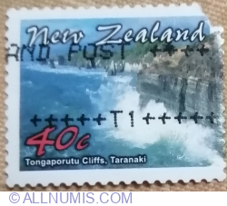 Image #1 of 40 cent - Tongaporutu Cliffs, Taranaki