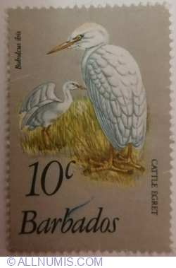 10 Cent 1979 - Cattle Egret (Bubulcus ibis)