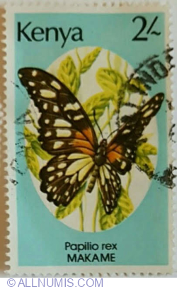 Image #1 of 2 Shilling 1988 - Regal Swallowtail (Papilio rex)