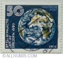 Image #1 of 50 Pfennig 1990 - Earth