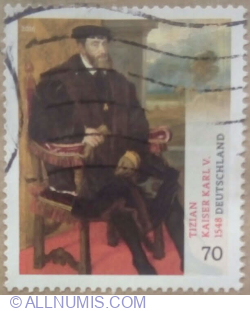 Image #1 of 70 Eurocent 2016 - Charles V, Holy Roman Emperor, by Titian