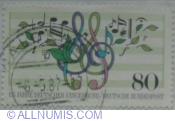Image #1 of 80 Pfennig 1987 - Singers' Association