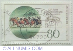 Image #1 of 80 Pfennig 1993 - 125th Anniversary of Hoppegarten Racecourse