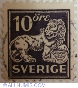 Image #1 of 10 öre 1925 - Standing Lion