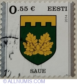 0,55 € 2014 - Coat of Arms of Saue