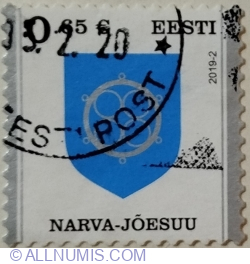 Image #1 of 0,65 € 2019 - Coat of Arms of Narva-Jõesuu