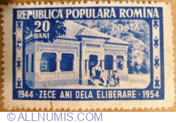 20 Bani 1954 - Casa de cultura - Zece ani de la eliberare