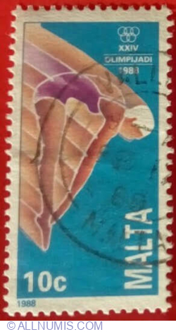 Image #1 of 10 Cents 1988 - Women's diving