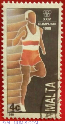 Image #1 of 4 Cents 1988 - Athletics