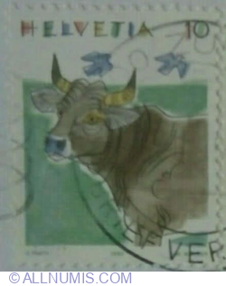 10 Centimes 1992 - Cattle