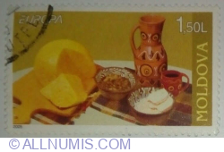 Image #1 of 1,50 Lei 2005 - Cheese, Porridge, Jug and Cup