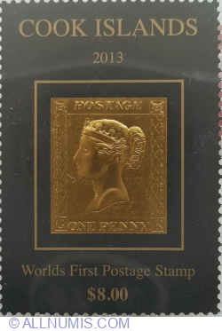 8 Dollars 2013 - Black penny