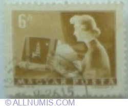 6 Forint 1964 - Telex operator