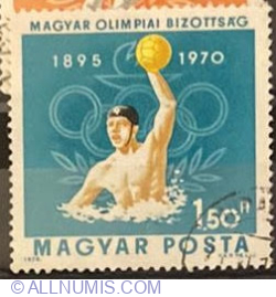 Image #1 of 1,50 Forint 1970 - Water polo
