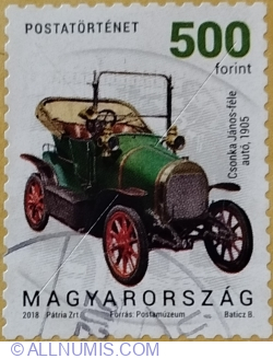 Image #1 of 500 Forint 2018 - Postal Car, 1905