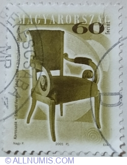 Image #1 of 60 Forint 2001 - Armchair by Ferenc Steindl, 1840