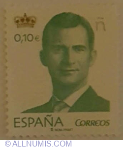 0,10 Euro 2015 - King Felipe VI