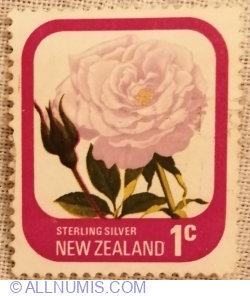 Image #1 of 1 Cent 1975 - Rose "Sterling Silver"