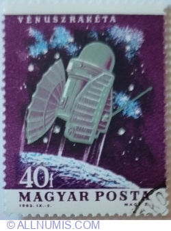 40 Fillér 1964 - Venera 1 Spacecraft