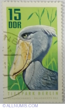 15 Pfennig 1970 - Shoebill (Balaeniceps rex)
