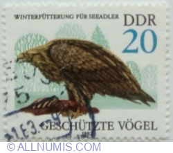 20 Pfennig 1982 - White-tailed Eagle (Haliaeetus albicilla)