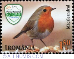 Image #1 of 1.50 Lei  - The European robin (Erithacus rubecula)
