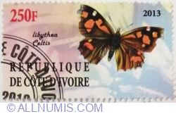 250 franci 2013 - Libythea Celtis - Illegal Issue