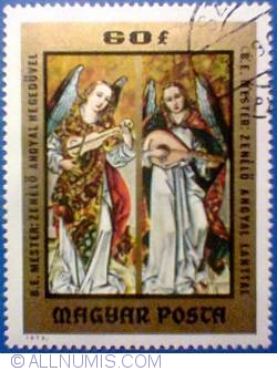 60 filler 1973 - Angels playing violin and lute