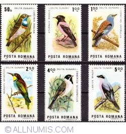 Birds of the Danube Delta series of 6 1983