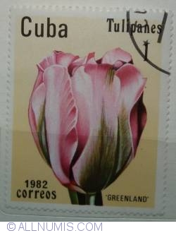 Image #1 of 1 centavos 1982-Tulipanes-Greenland