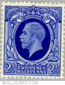 2 1/2 Penny 1934 - King George  V
