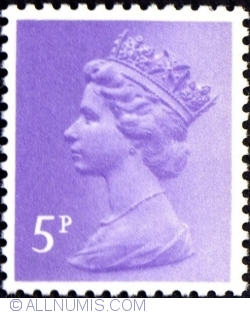 Image #1 of 5 Penny 1980 - Queen Elizabeth II