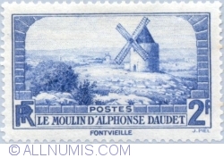Image #1 of 2 Francs 1936 - The Mill of Alphonse Daudet