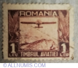 Image #1 of 1 Leu - Aviation Stamp