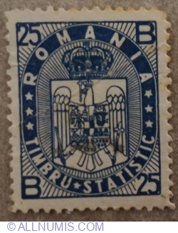 25 Bani - Statistical stamp