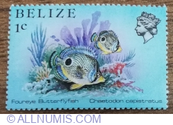 Image #1 of 1 Cent 1984 Belize- Fish
