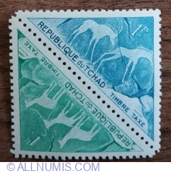 1 Franc + 1 Franc 1962 - Impozit - Antilope