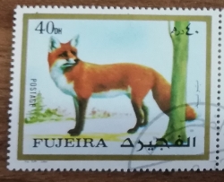 Image #1 of 40 Dirham 1972 -  Animals - Red Fox (Vulpes vulpes)