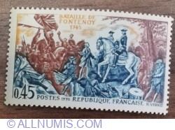 Image #1 of 0.45 Franc 1970 -  French History - Battle of Fontenoy 1745