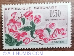 Image #1 of 0.50 Franc 1961 - Flora - Bushwillow (Combretum grandiflorum)