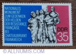 Image #1 of 35 Pfennig 1974 - Memorie internațională și memorii - Memorial cu Châteaubriant, Franța