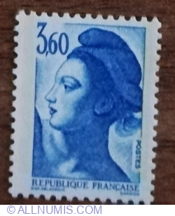 Image #1 of 3.60 Francs 1987 - Liberté de Gandon  - Liberty