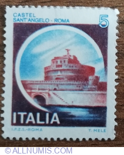 5 Lire 1980 - Castles - Castles- Sant'Angelo Roma