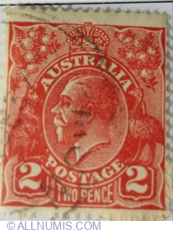 2 Pence - King George V